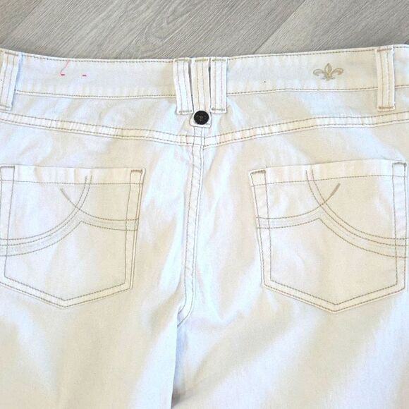 Patsy AMO Emilia 61 White Denim Jeans, Size33/32 - Picture 6 of 8